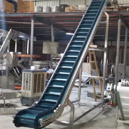 PVC high angle conveyor