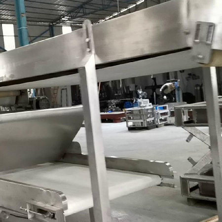 Potato chip conveyor line