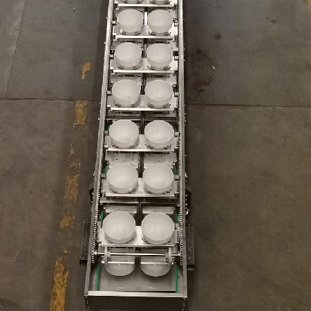 Double row bowl elevator